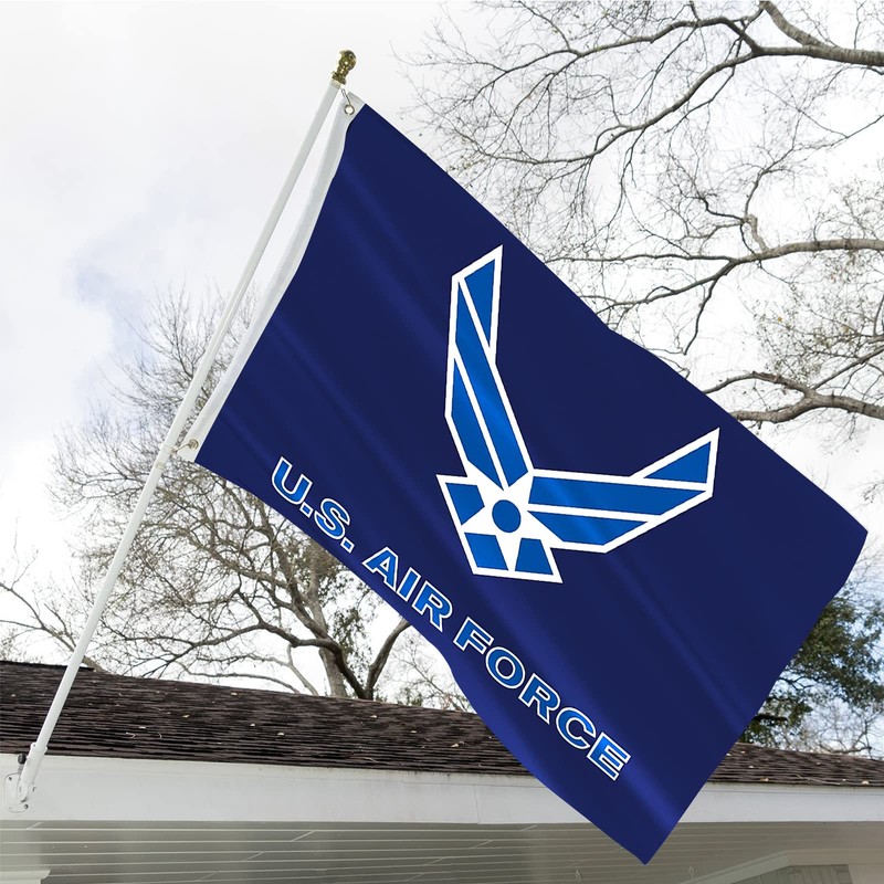 US Air Force Wings Flag Double Sided 4x6 Heavy Duty