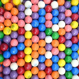 Candy Retailer 3/4 Inch Gumballs (Assorted 8 Flavors, 1 Lb)