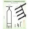 Roetelo Manual Lawn Aerator Tool, Heavy Duty Core Aerator with