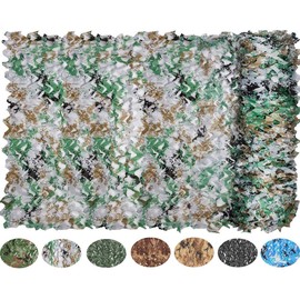 Bvawtrs Hunting Explorer 150D Camouflage Nets for Car Covers, Tent Umbrella, Camping, Sun Protection, Shooting, Hunting, Party, Decoration, Photography Background (3 x 6 m)