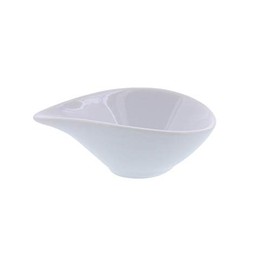 Tableware East Sauce Pot, Single Mouth, White