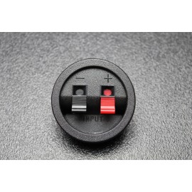 INSTALL BAY (1) CIRCLE SPEAKER JACK TERMINAL CUP COMPRESSION SUBWOOFER BOX SUB TCRC