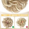 Messy Bun Hair Piece for Women, Curly Wavy Hair Bun