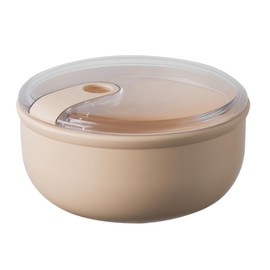 OMADA Design - 0.75 L Round Airtight Food Container with Transparent Lid - Made in Italy - Pull Box Line