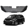 waltyotur Front Upper Grille Grill Black Honeycomb Replacement for Toyota