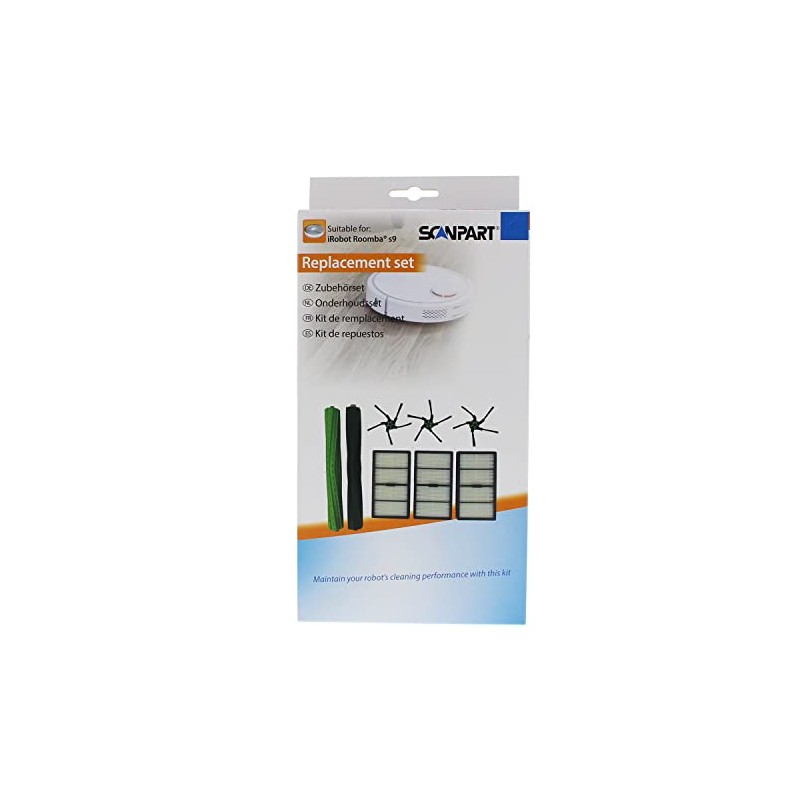 Scanpart Accessory set compatible with Irobot Roomba S9