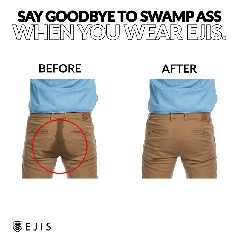 Ejis Sweat Defense Boxer Brief | Fly | Sweat Proof