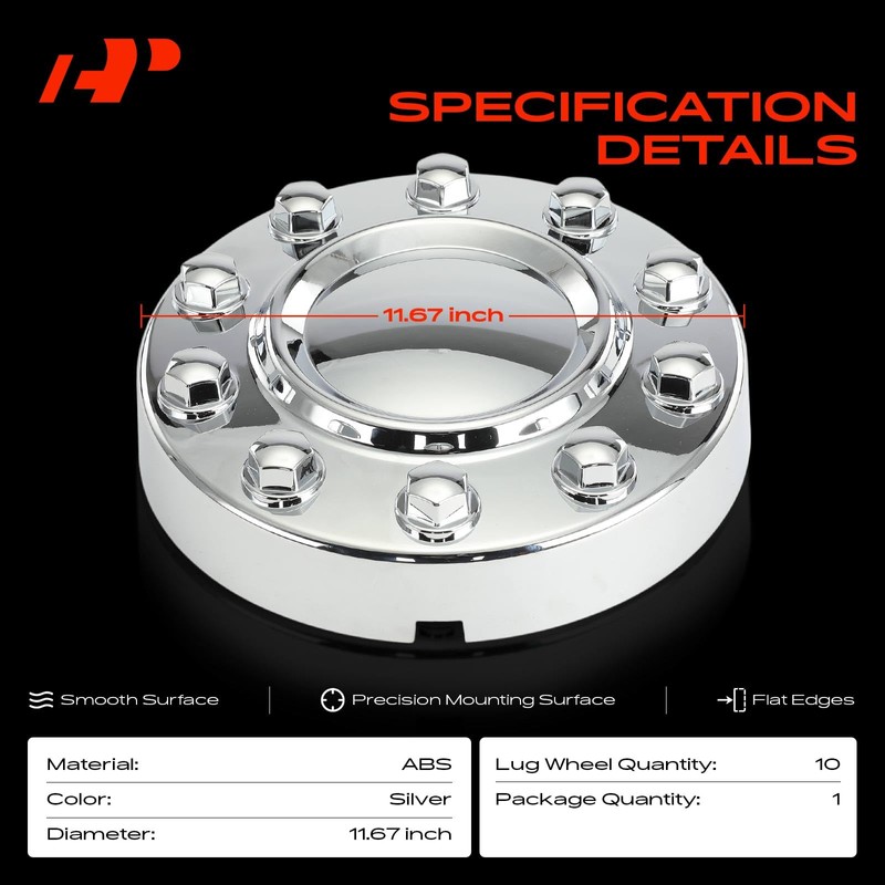 A-Premium Wheel Center Hub Cap Cover Compatible with Ram 4500