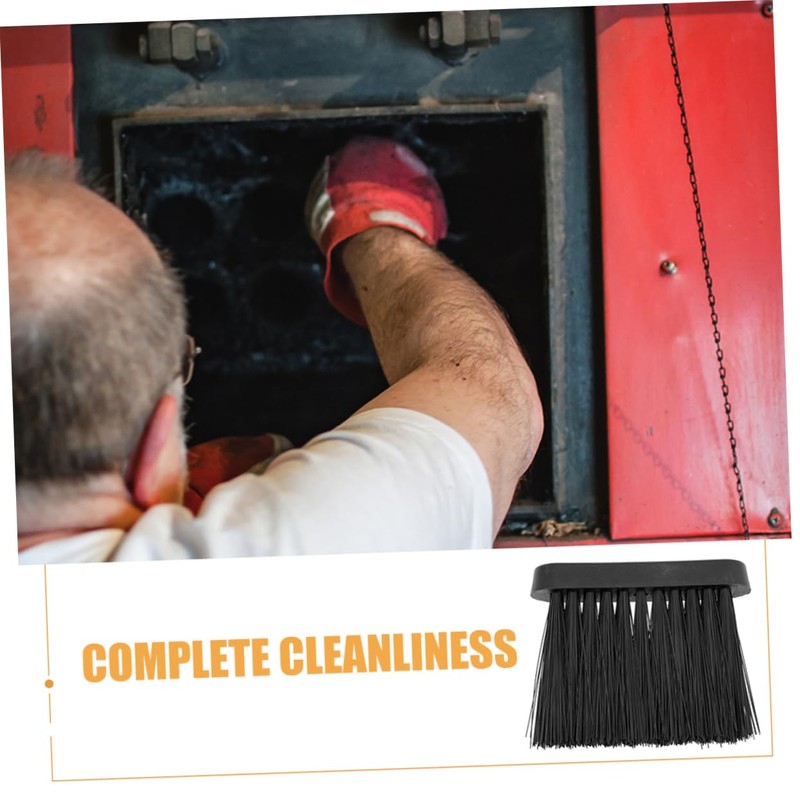 Zerodeko European Style Fireplace Cleaning Brush Set with Ergonomic Handle