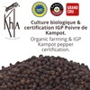 Khla - Organic Kampot Black Pepper - Peppercorns 100g -
