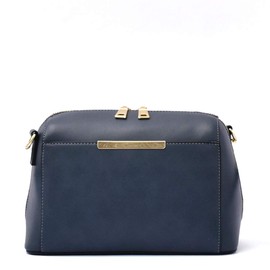 Gratante abb-g0006 Women's Round Zipper Mini Shoulder Bag, moss blue