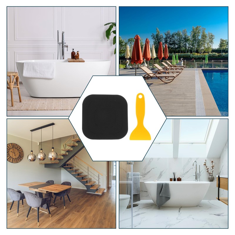 sourcing map 20pcs Non-Slip Bathtub Stickers, Anti Slip Shower Stickers