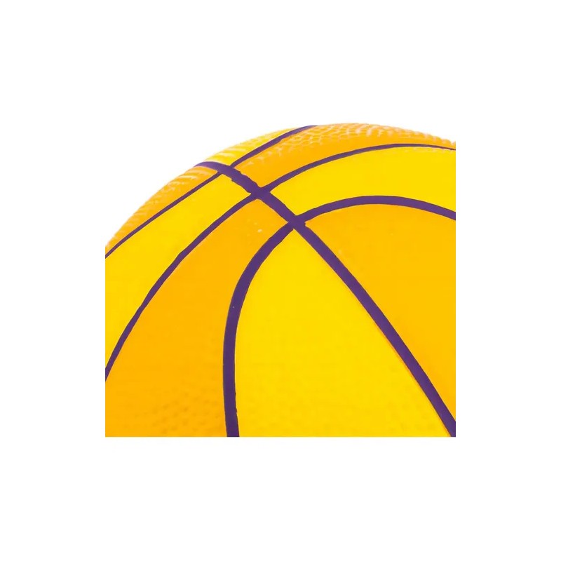 Minipelota de baloncesto K100 Rubber Tarmak, color amarillo
