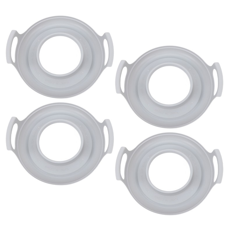 Microwave Cool Plate Spill Proof Microwave Bowl Carrying Tray with