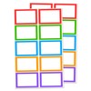 250 Pack - Coloured Labels Stickers Name Tags, 7.5 x