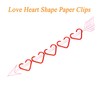 Paper Clips Cute Red Love Heart Shaped Paper Clip for
