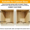 QUYUWU 2-Tier Kitchen Cabinet Pull Out Cabinet Organizer,Shelf and Drawer