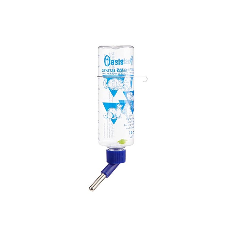 OASIS # 80600 Botella de agua transparente para cobaya, 16