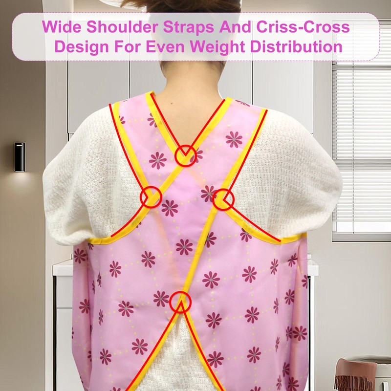 YGKYMVW Laundry Coat Large Pocket, Practical Thickening Apron, Drying Clothes,