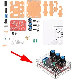 Kiro&Seeu XR2206 DDS Precise Function Signal Generator Module DIY Kit Sine/Triangle/Square Wave 1Hz-1MHz Adjustable Frequency 9-12V DC