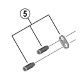 Shimano [5] Stroke Adjust Bolt & Plate