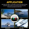 Gearzaar Boat Navigation Lights Red and Green LED Marine Navigation