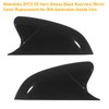 Moonlinks Compatible with 2016-2021 Honda Civic Side Ox Horn Mirror