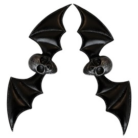 Healvian 2Stücke Goth Haarklammern Schädel Mit Flügeln Halloween Haarschmuck Für Frauen Punk Haarclips Dekorative Für Teenager Gothic