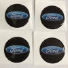 Nyrm FORD blue / Black Center Wheel Emblem 2” Round
