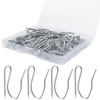 VRSS Drapery Hooks Pins for Curtains, 1.2 Inch Stainless Steel