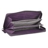 Greenburry Tumble Nappa Leather Wallet 20 cm, plum, Elegant
