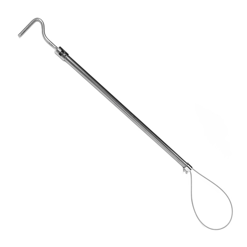 Pig Catcher Holder Stainless Steel Long Handle with Hook Animal