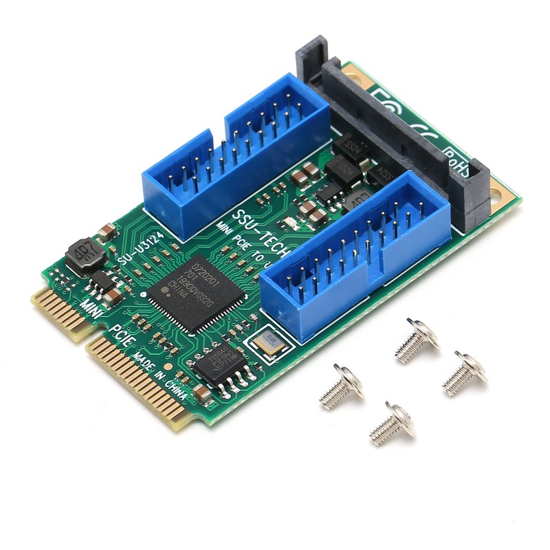 MINI PCIE to USB3.0 Front Expansion Card for Windows XP/2003/Vista