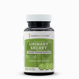 Secrets of the Tribe - Urinary Secret, Urinary System Support, Herbal Supplement Blend (60 Capsules)