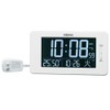 Seiko DL216W Table Clock, Alarm Clock, Radio Control, Digital, AC