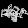 MUKCHAP 400 PCS 1mm Tile Leveling System Spacer Clips, Tiles