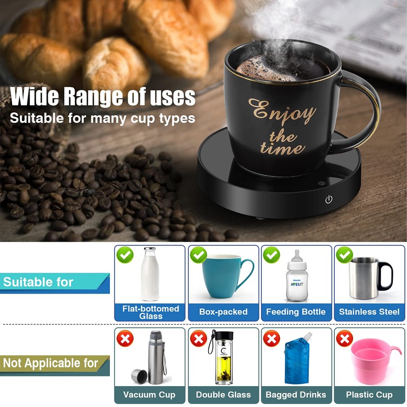Suewow Coffee Cup Warmer, Cup Warmer, Table Cup Warmer, Electric