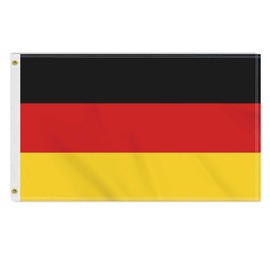 3×5 FT German Flag, Large 100D Germany Outdoor Banner,Doube Side Printing Decor For Patio Garden With Brass Gromment