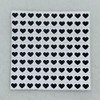 Black Hearts Blotter Art Psychedelic Art Gift Acid Art 100