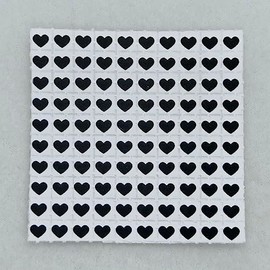 Black Hearts Blotter Art Psychedelic Art Gift Acid Art 100 Tab Sheet