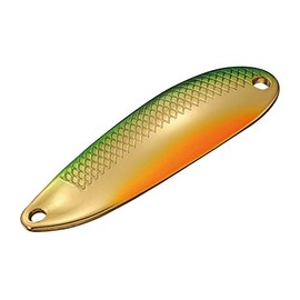 SMITH LTD Spoon, D-S Line, 1.4 inches (36 mm), 0.1 oz (4 g), Green Orange Gold, GOG #12 Lure