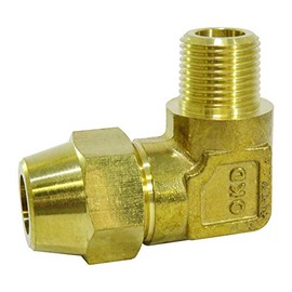 Flowbal FLO-0108 Flare Joint for General Machinery, Single Mouth Elbow, 0.07 x 0.3 inches (1/8 x 8 mm)