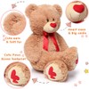 MaoGoLan Giant Teddy Bear 35" Stuffed Animal - Red Heart