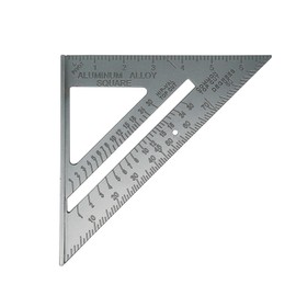 Dapetz ® 6" Aluminum Alloy Roofing Square, Triangle Measuring Gauge, Multifunctional Rafter Angle Protractor, Tri Square Guide for Carpenter, Woodworking, and Roofe