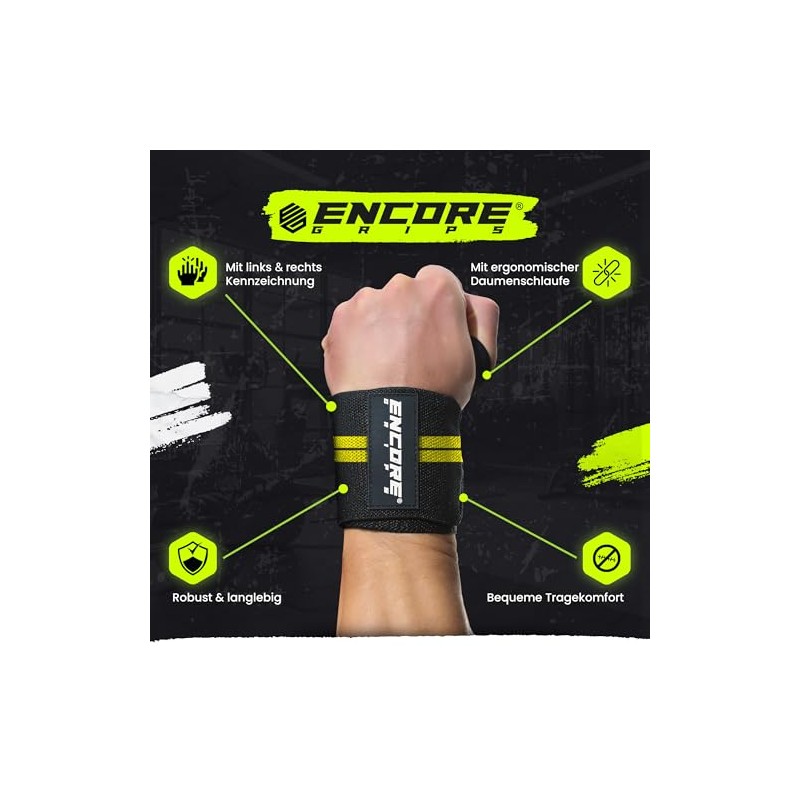 Wrist Wraps for Strength Training, Fitness & Bodybuilding, Wrist Wraps