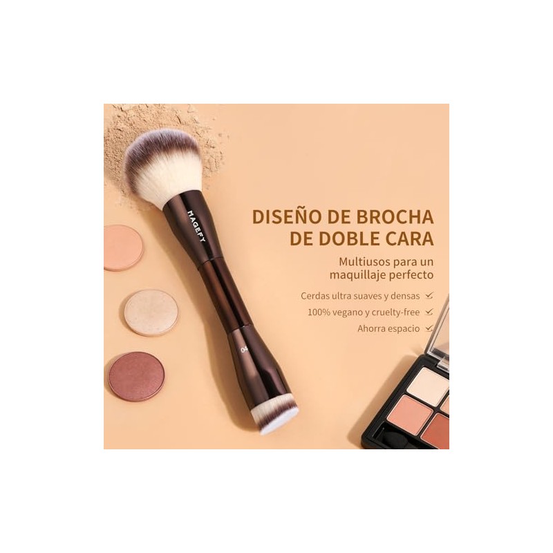 Brochas para Maquillaje Profesional, 7 PCS Brocha de Maquillaje de