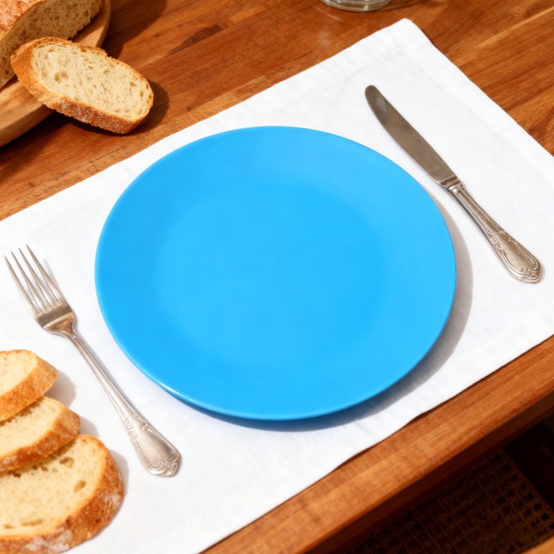 AOYITE Plastic Dinner Plates Reusable BPA Free Dishwasher Safe Microwaveable