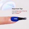 Gel Polish, 0.5 Fl Oz Electric Blue Nail Gel Polish