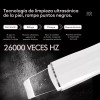 Limpiador Facial Ultrasónico Exfoliante Espinillas Belleza Blanco