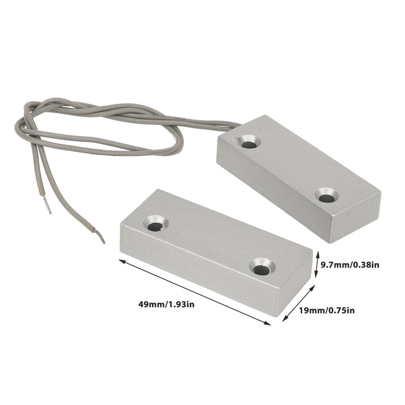 10W Magnetic Reed Switch Zinc Alloy Responsive NC Door Window
